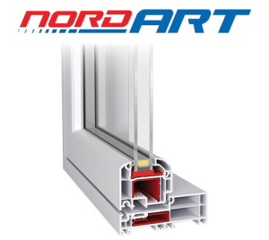 NORDART outward opening windows